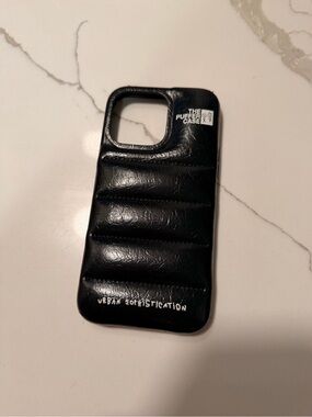 Urban Sophistication - Black Puffer iPhone 14 Pro Max Case